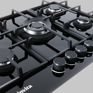 COOKTOP INVITA A GÁS BLACK 70 CM BIVOLT